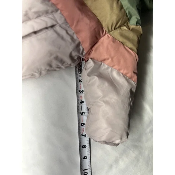 Swiss Tech Toddler Heavyweight Puffer Jacket Size 18m / Purple & Green Multic - Picture 13 of 15